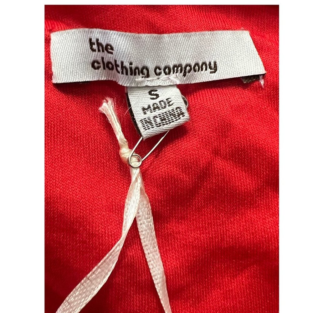 The Clothing Company Tiered Red Midi Dress Size Small NWT - Picture 12 of 15